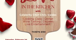 “Love in the Kitchen” with Celebrity Chef Chris Valdes