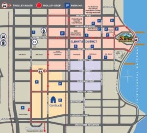 Map of Historic Clematis Street & CityPlace | WestPalmBeach.com