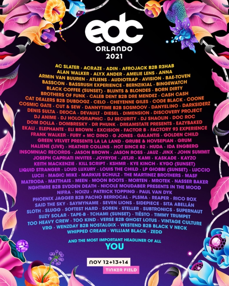 Edc Schedule 2022 Edc Orlando 2022 Tickets! Tinker Field | Westpalmbeach.com