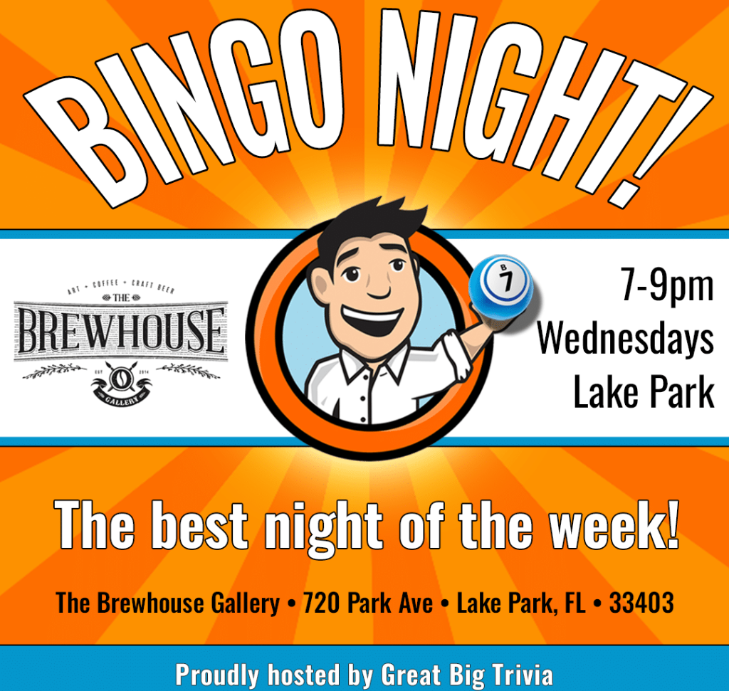 Bingo Night @ The Brewhouse Gallery, Lake Park