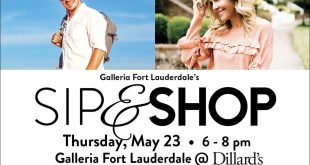 Galleria Fort Lauderdale's “Sip & Shop” to benefit South Florida Symphony Orchestra and Slow Burn Theatre Company