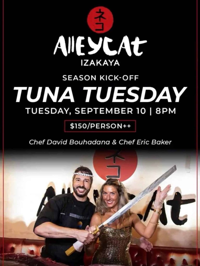 Kick-off the season with Tuna Tuesday at AlleyCat Boca