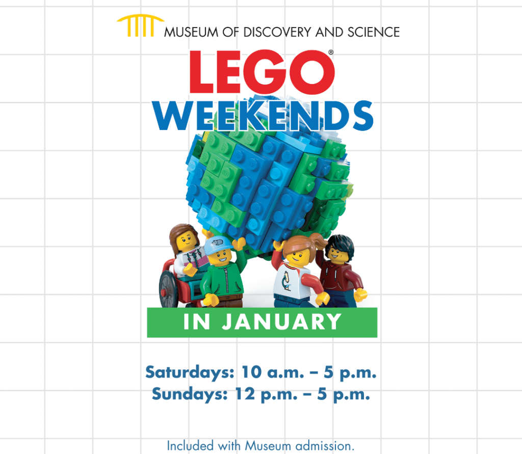 LEGO® Weekends at the Museum of Discovery and Science