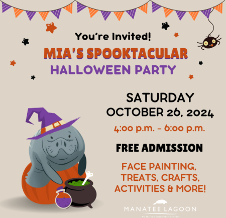 Mia's Spooktacular Halloween Party, Manatee Lagoon WPB