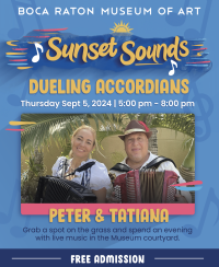 Sunset Sounds Presents The Dueling Accordions, Boca Raton