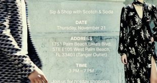 Sip & Shop with Scotch & Soda in West Palm Beach!