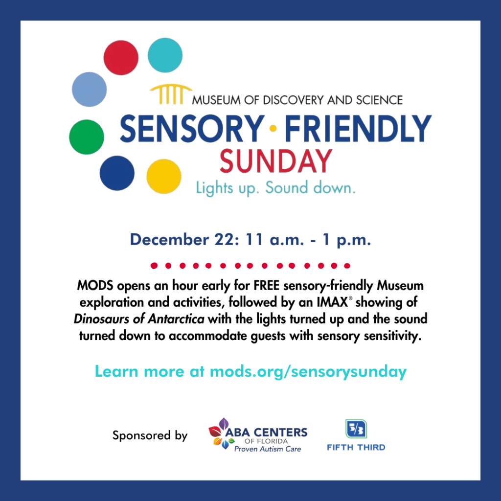 Sensory-Friendly Sundays at Museum of Discovery & Science